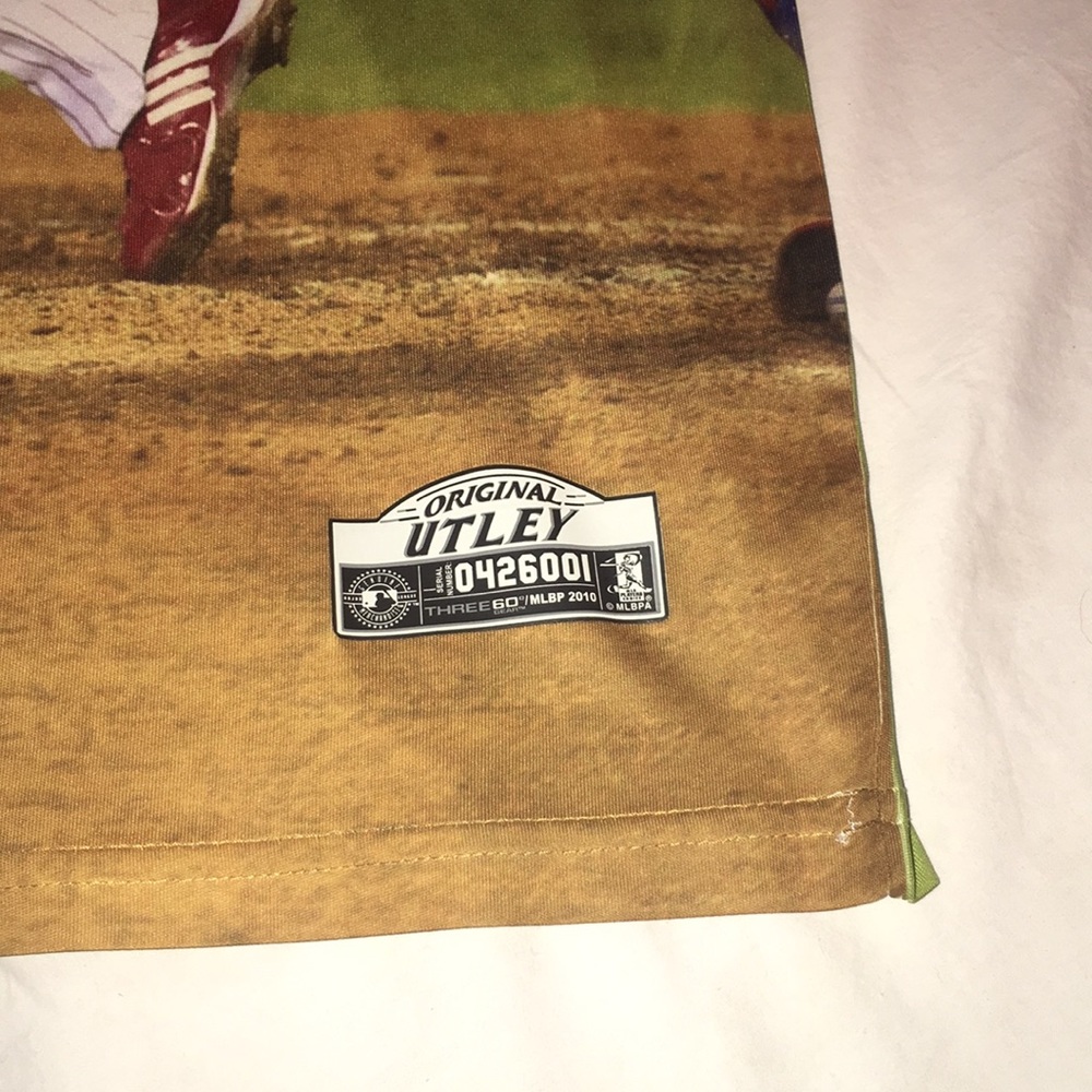 Three 60 Gear Chase Utley Shirt Youth XL - Picture 3 of 7